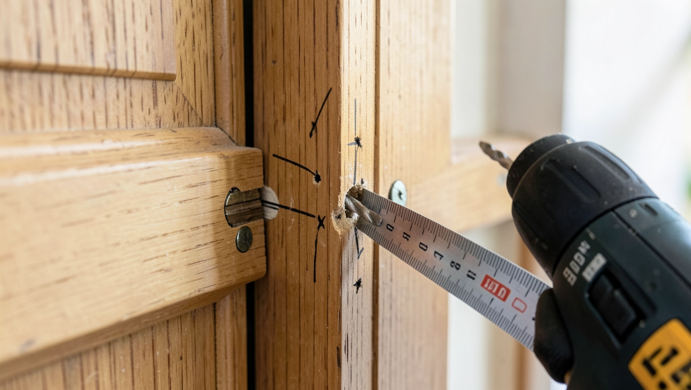 Montaż blokady drzwi antywłamaniowej