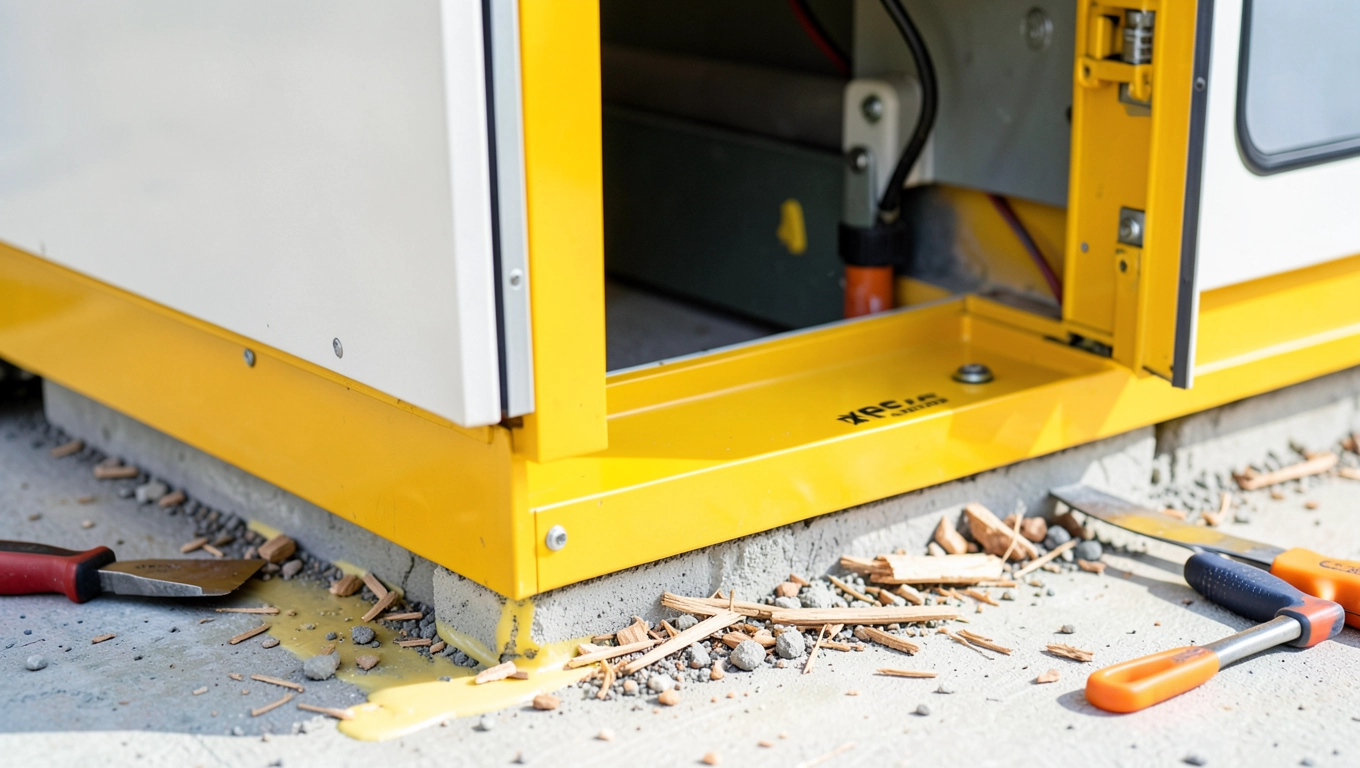 Montaż ciepłego progu XPS