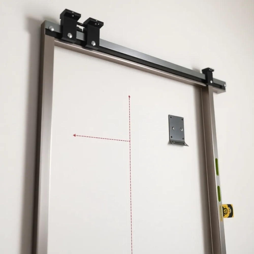 Montaż drzwi przesuwne na ścianie z karton gipsu