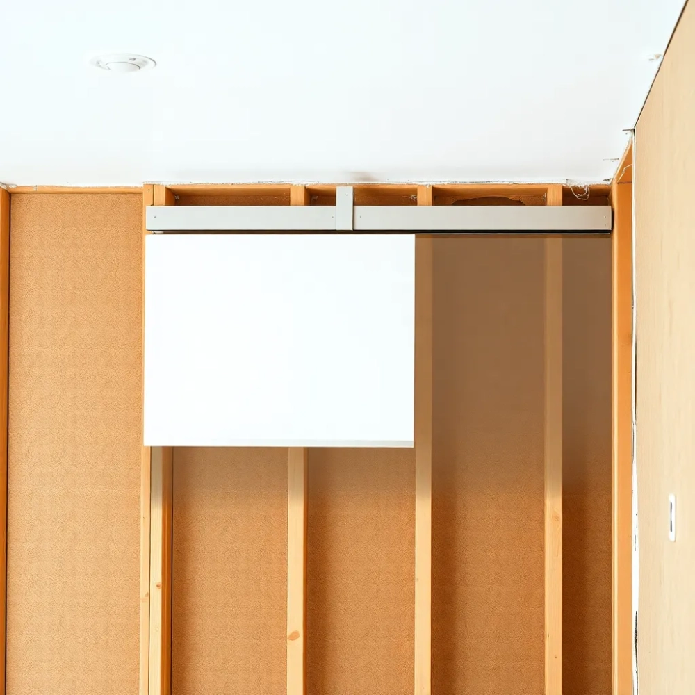 Montaż drzwi przesuwnych w ścianie