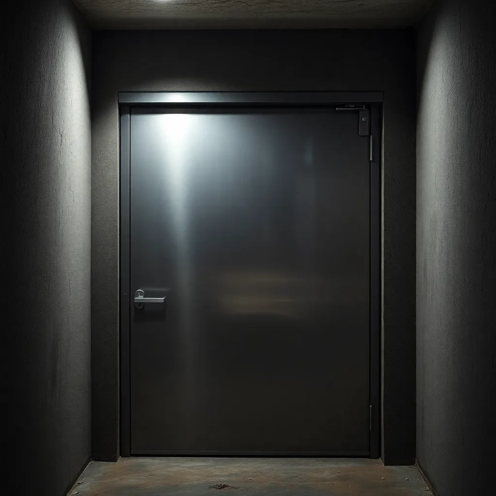 Montaż drzwi stalowych w piwnicy