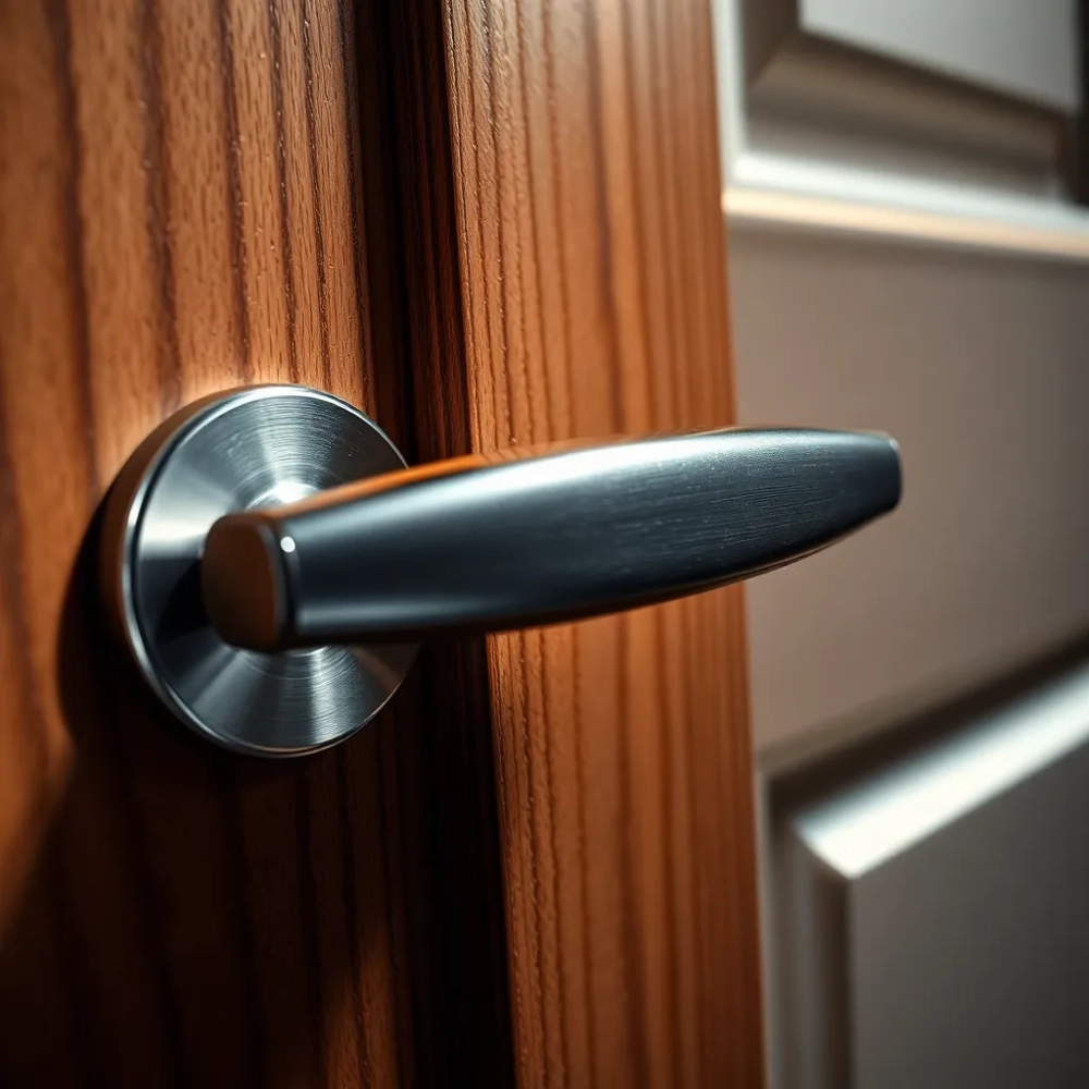 Montaż klamki drzwi zewnętrzne