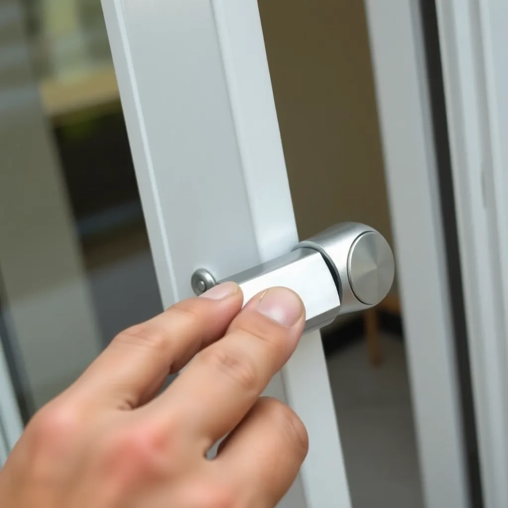 Montaż klamki dwustronne do drzwi balkonowych