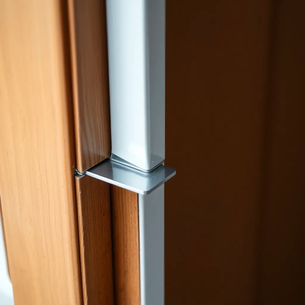 Montaż okapnika do drzwi