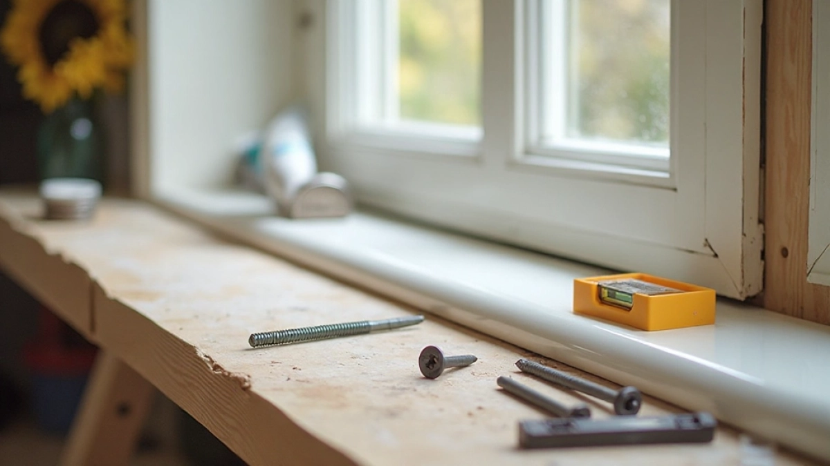 montaż parapetu pcv