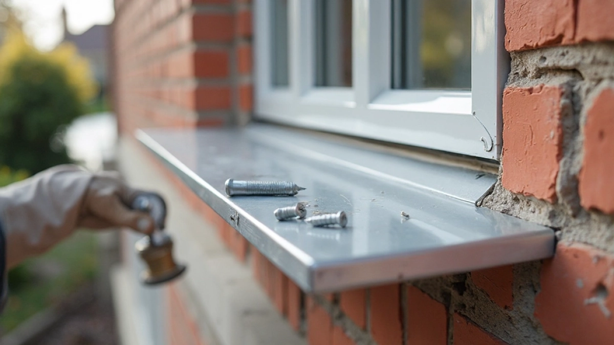 montaż parapetu z blachy cena