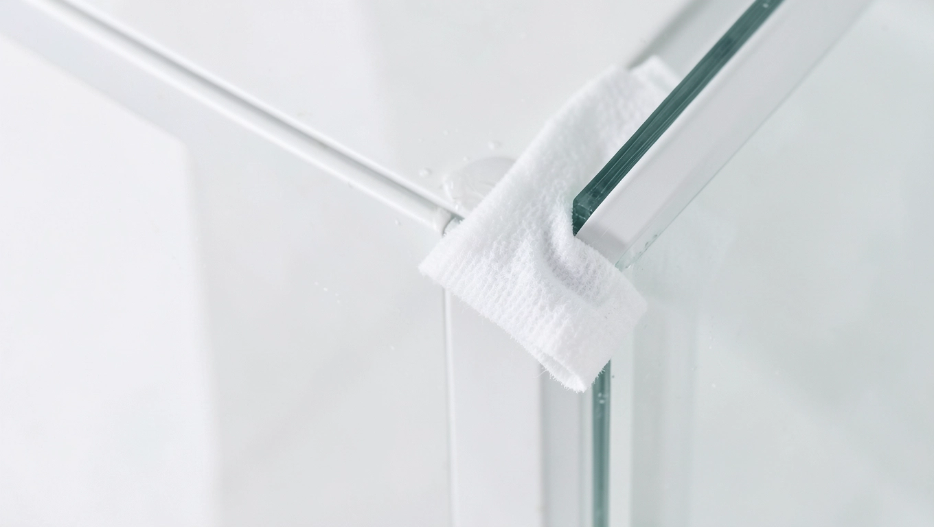 Montaż uszczelki magnetycznej w drzwiach prysznicowych