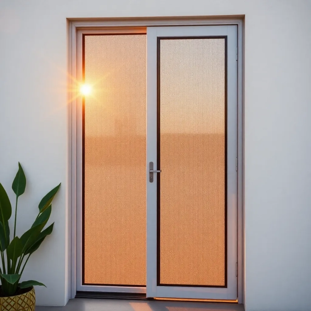 moskitiera drzwiowa na zawiasach na wymiar