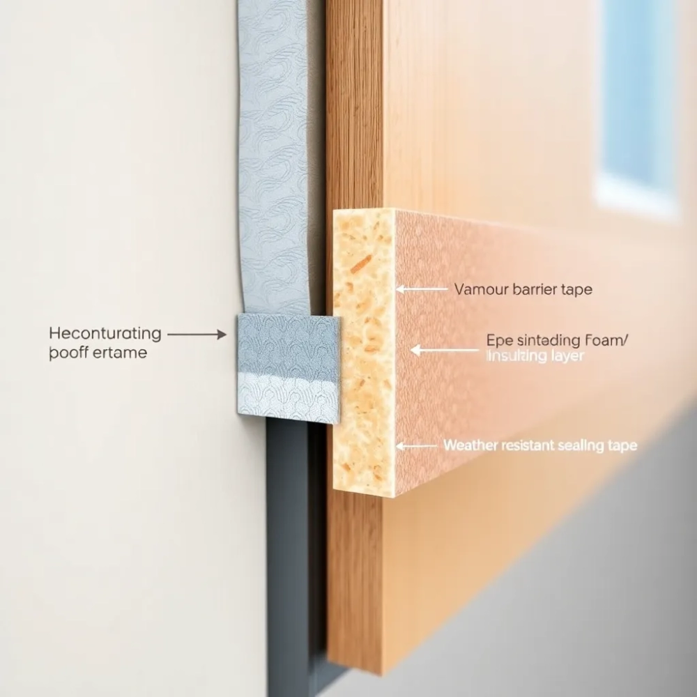 Na czym polega ciepły montaż drzwi zewnętrznych