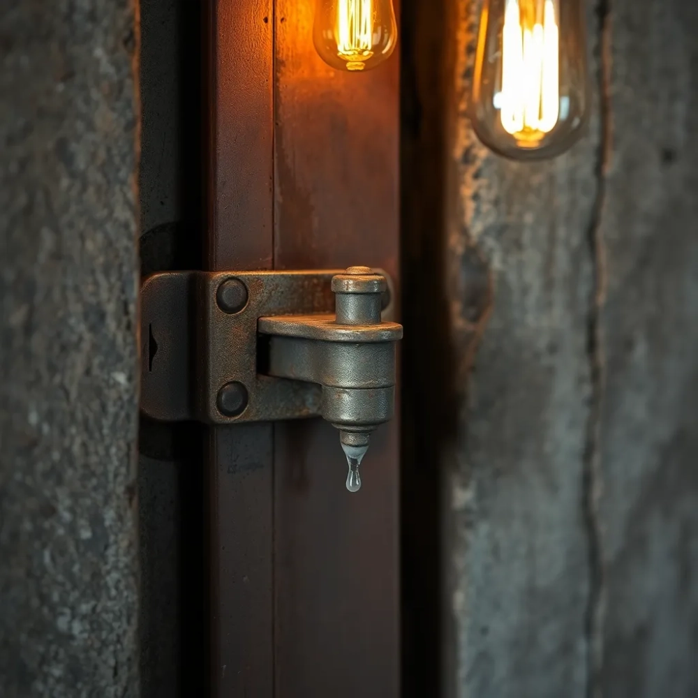 Naprawa drzwi w piwnicy