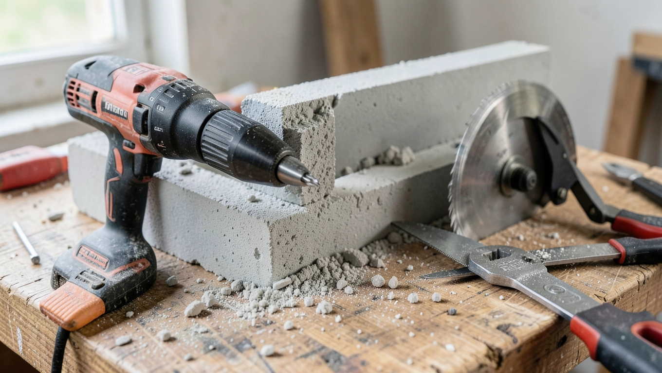 Narzędzia do drzwi piwnicznych w bloku