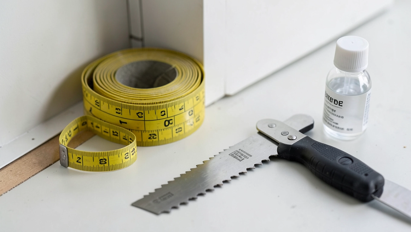 Narzędzia do nakładki na próg drzwi wewnętrznych