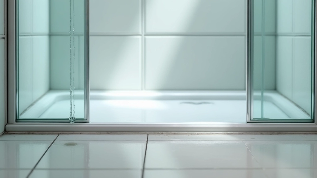 Nieszczelne drzwi kabiny prysznicowej