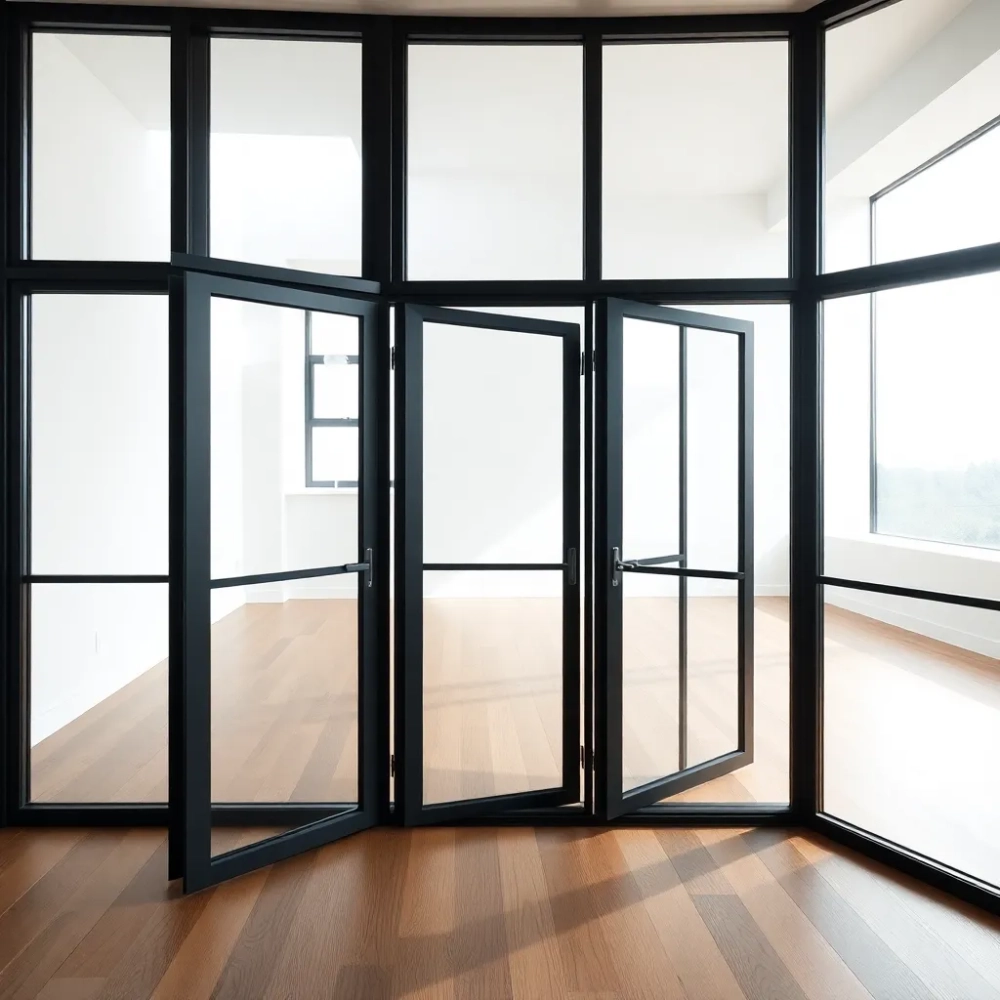 Nowoczesne drzwi harmonijkowe