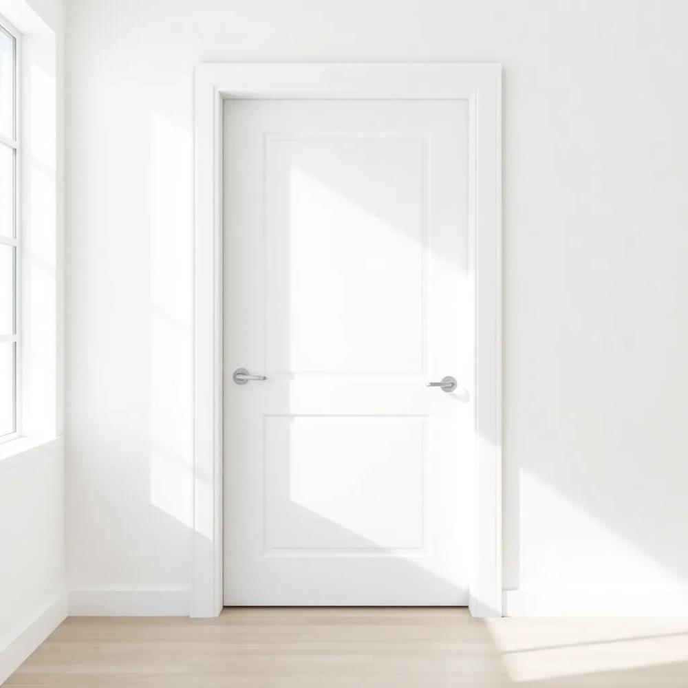 Nowoczesne drzwi wewnętrzne białe