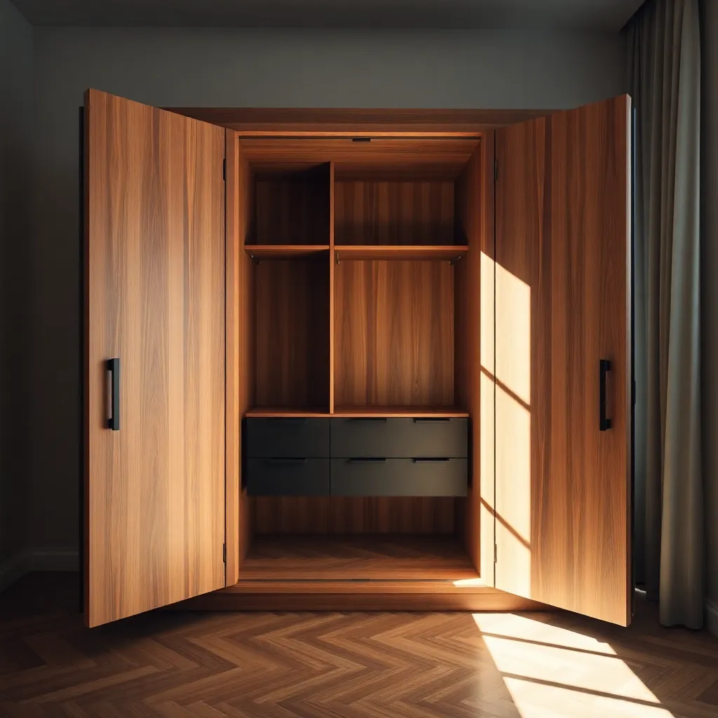 Nowoczesne szafy z drzwiami otwieranymi