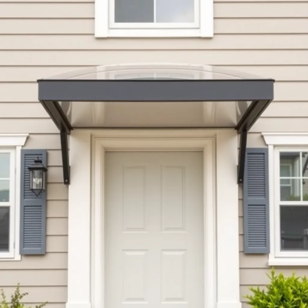 Nowoczesne zadaszenia drzwi wejściowych