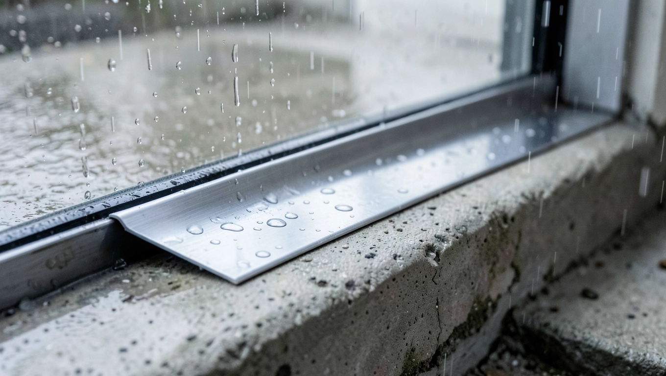 Ochrona przed wilgocią z metalową nakładką