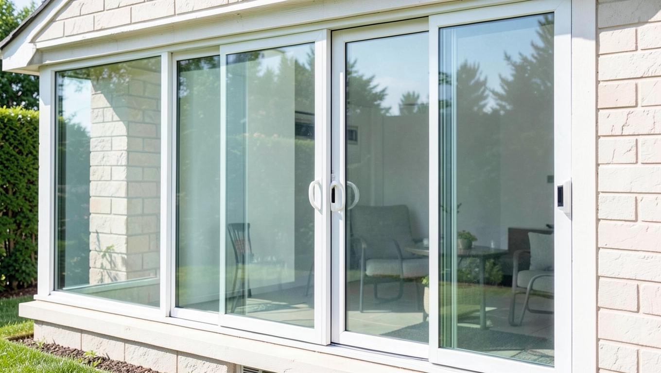 Ochrona słoneczna drzwi szklanych folią