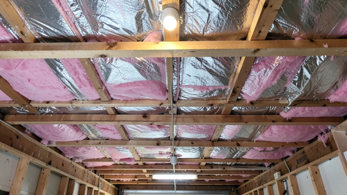 Ocieplenie sufitu w garażu