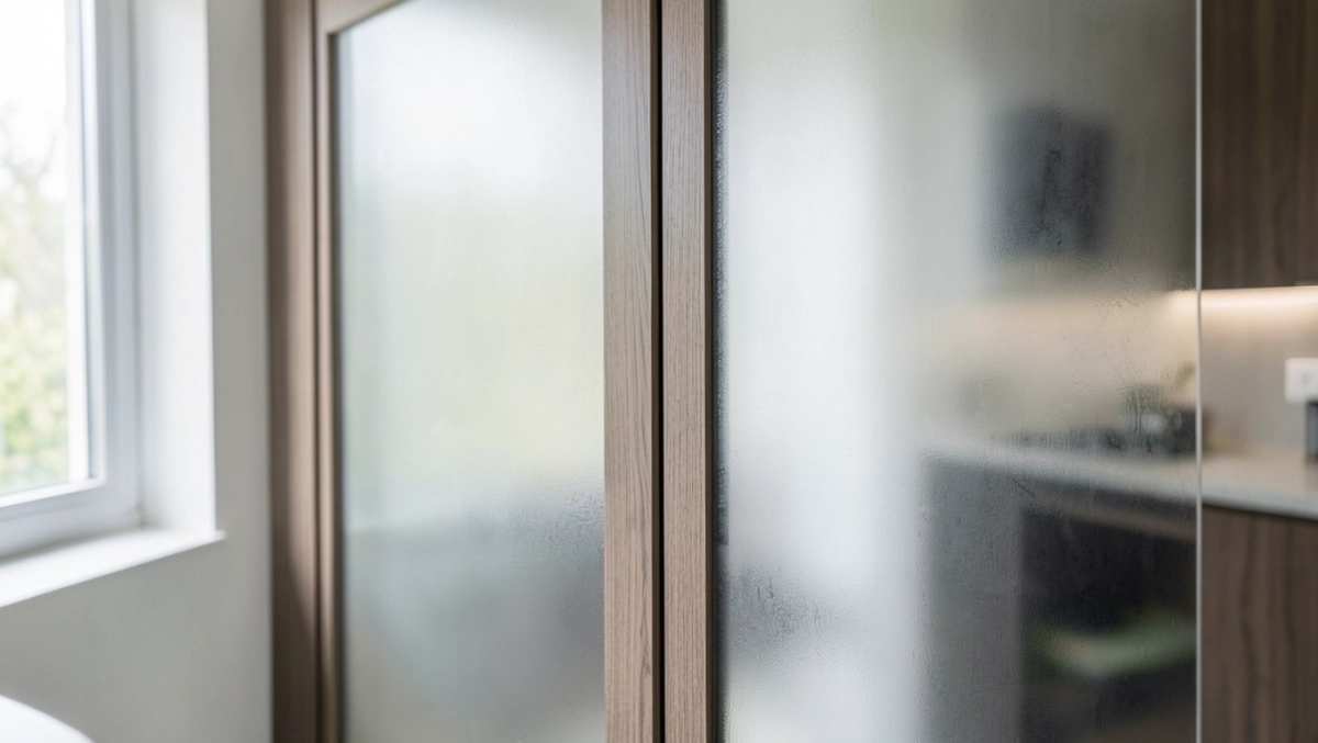 Okleina na drzwi szklane