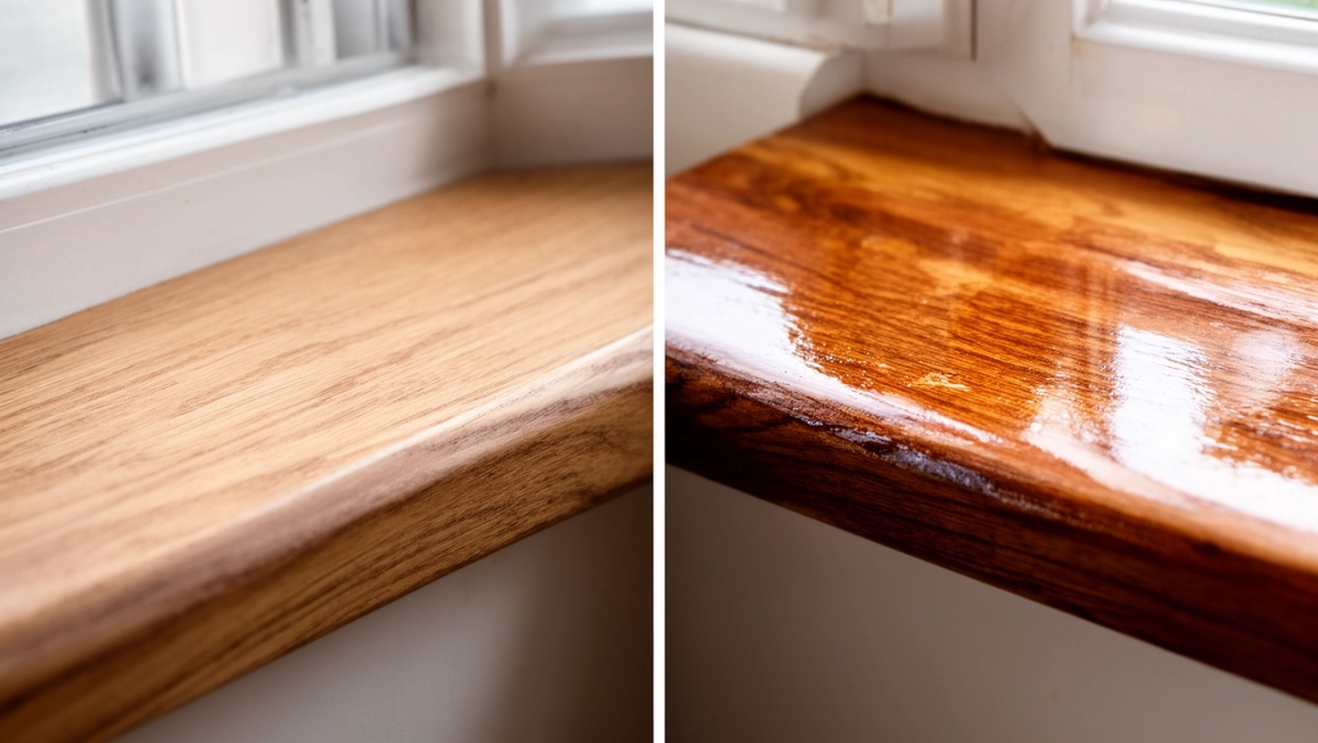 parapet drewniany olejowany czy lakierowany