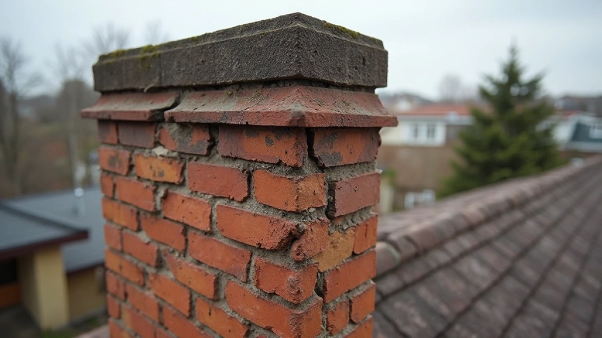 Pęknięty komin z cegły jak naprawić