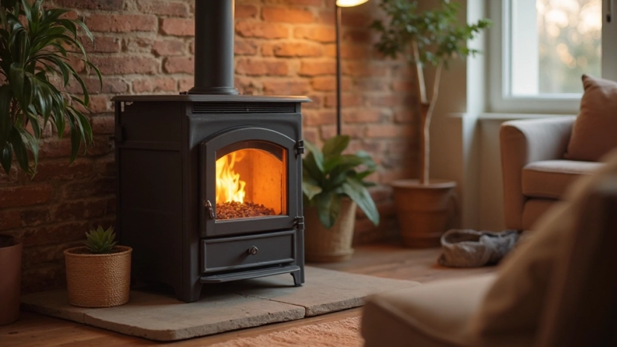 Piec na pellet z podajnikiem do małego mieszkania