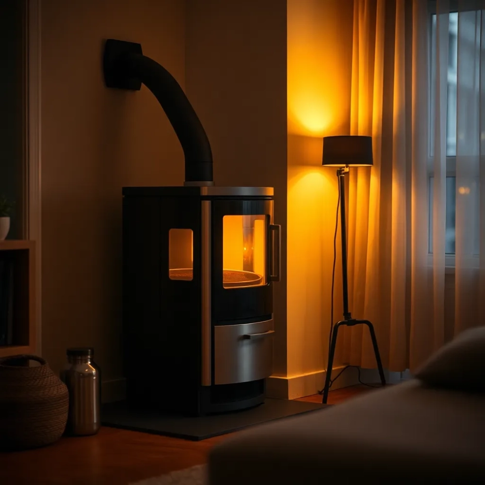 Piec na pellet z podajnikiem do mieszkania 50m2