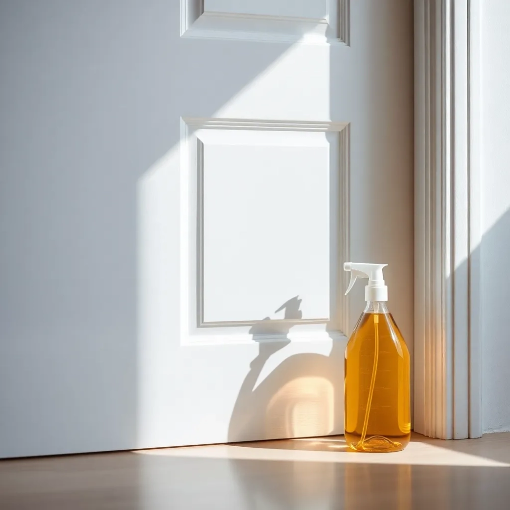 Płyn do czyszczenia białych drzwi