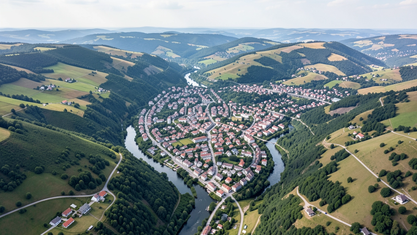 Położenie Łodzi a rozkład ludności
