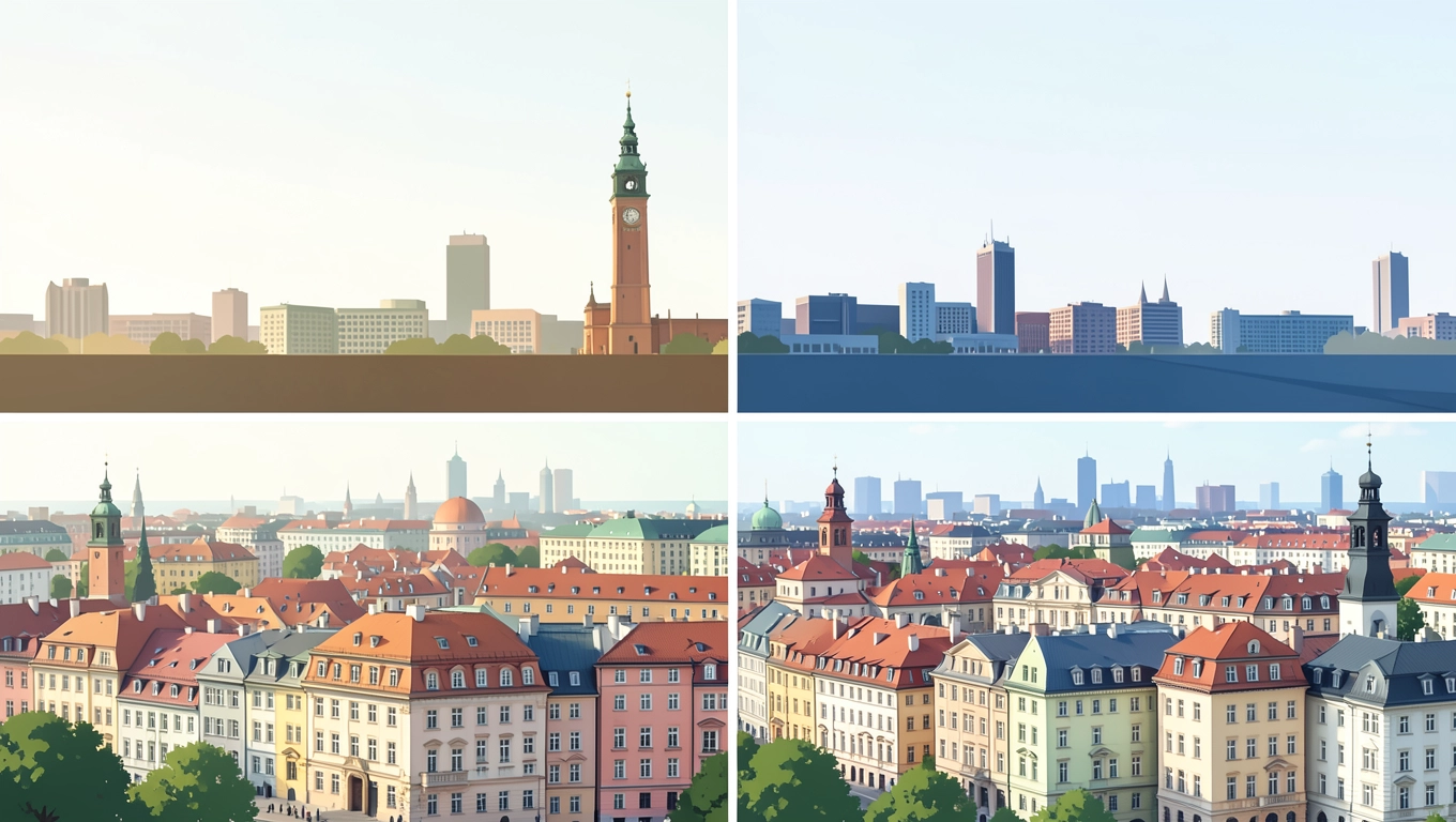 Porównanie liczby mieszkańców Poznania z innymi dużymi miastami Polski