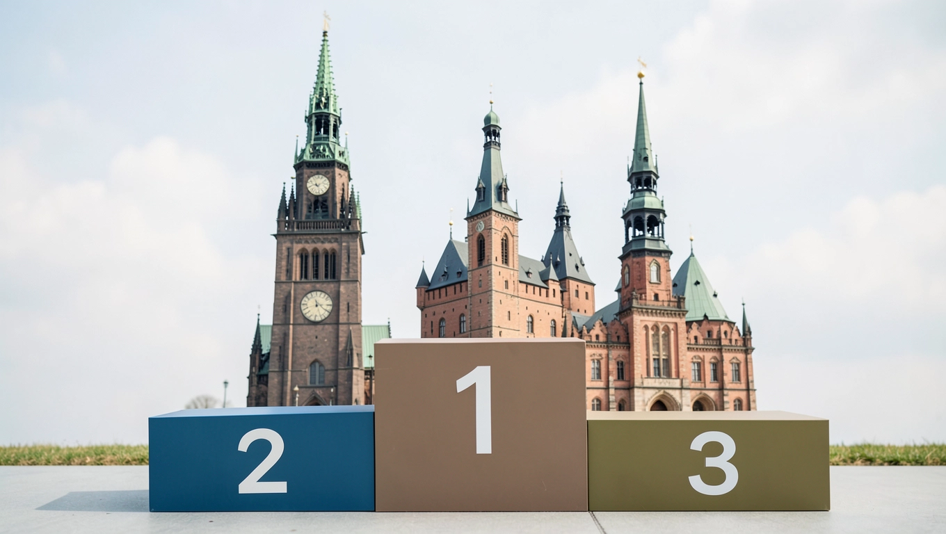 Pozycja Łodzi w rankingu miast Polski