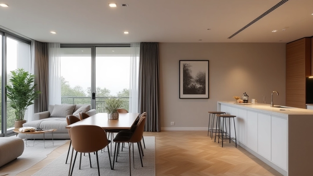 Projekt mieszkania 60m2