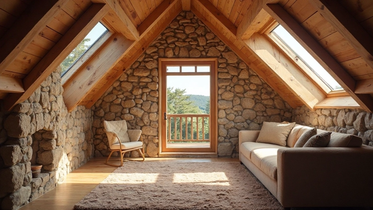 projekt mieszkania na poddaszu