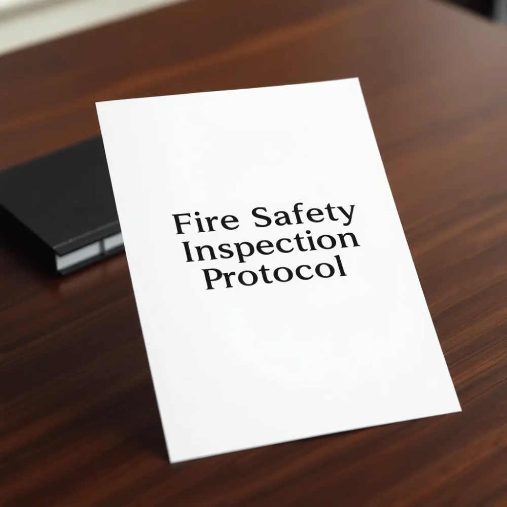 Protokół kontroli ppoż wzór