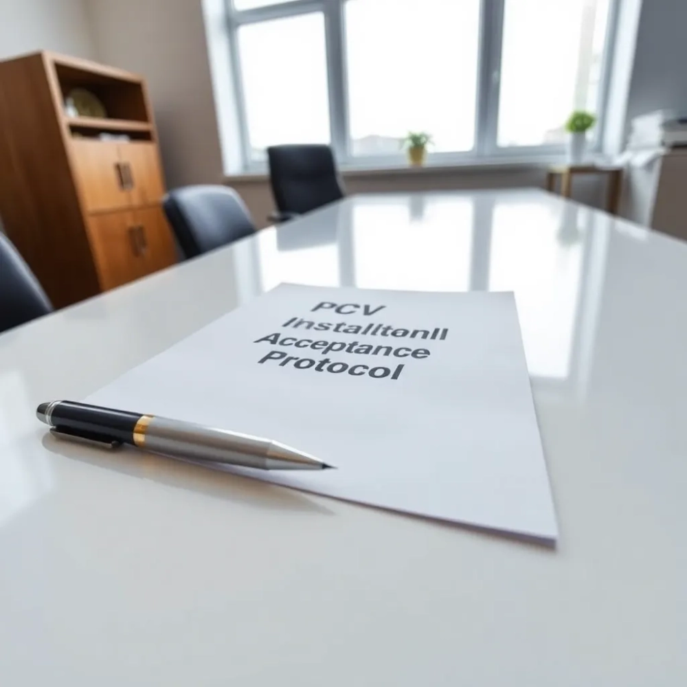 Protokół odbioru montażu okien PCV