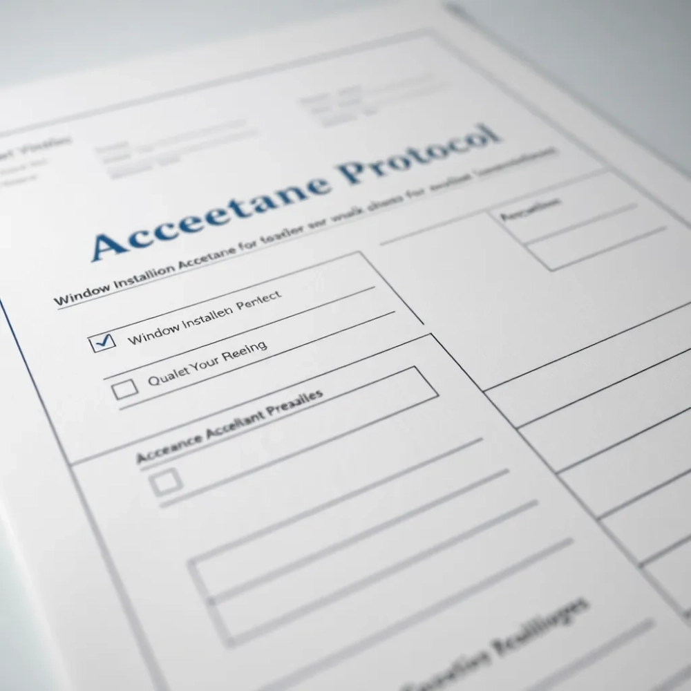 Protokół odbioru montażu okien wzór
