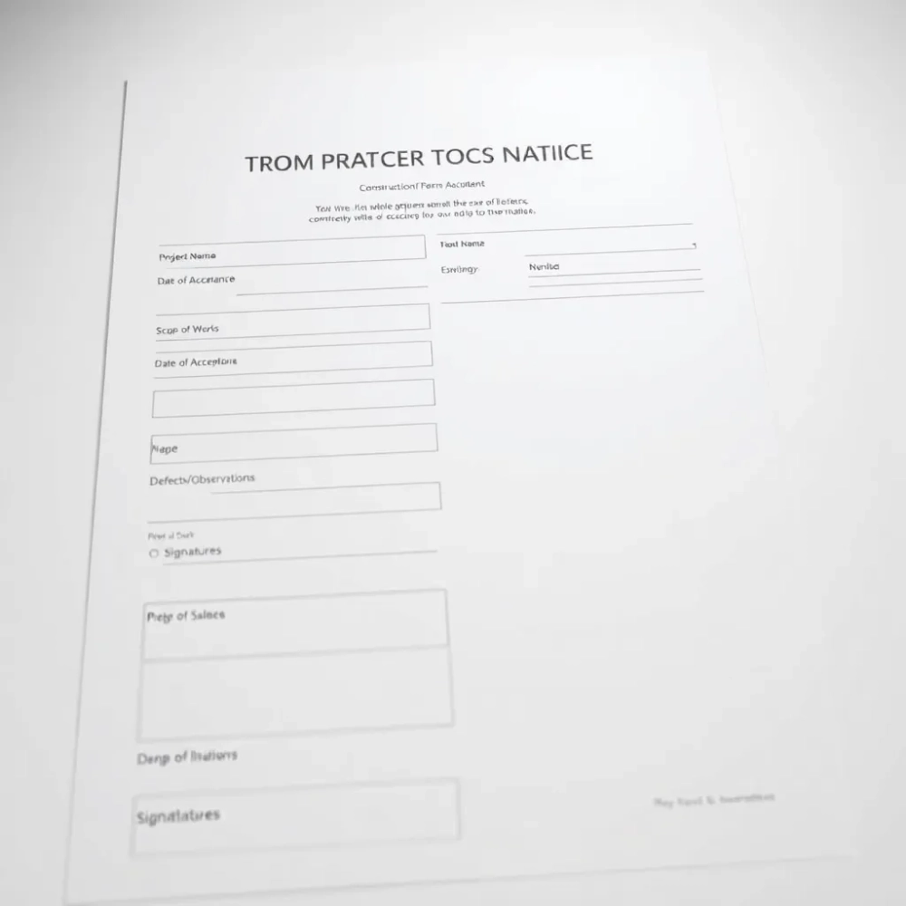 Protokół odbioru robót wzór