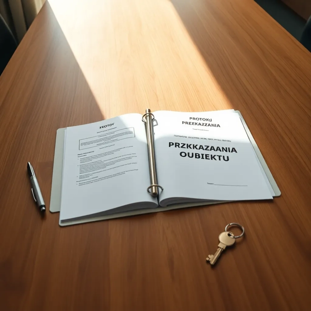 Protokół przekazania kluczy do obiektu