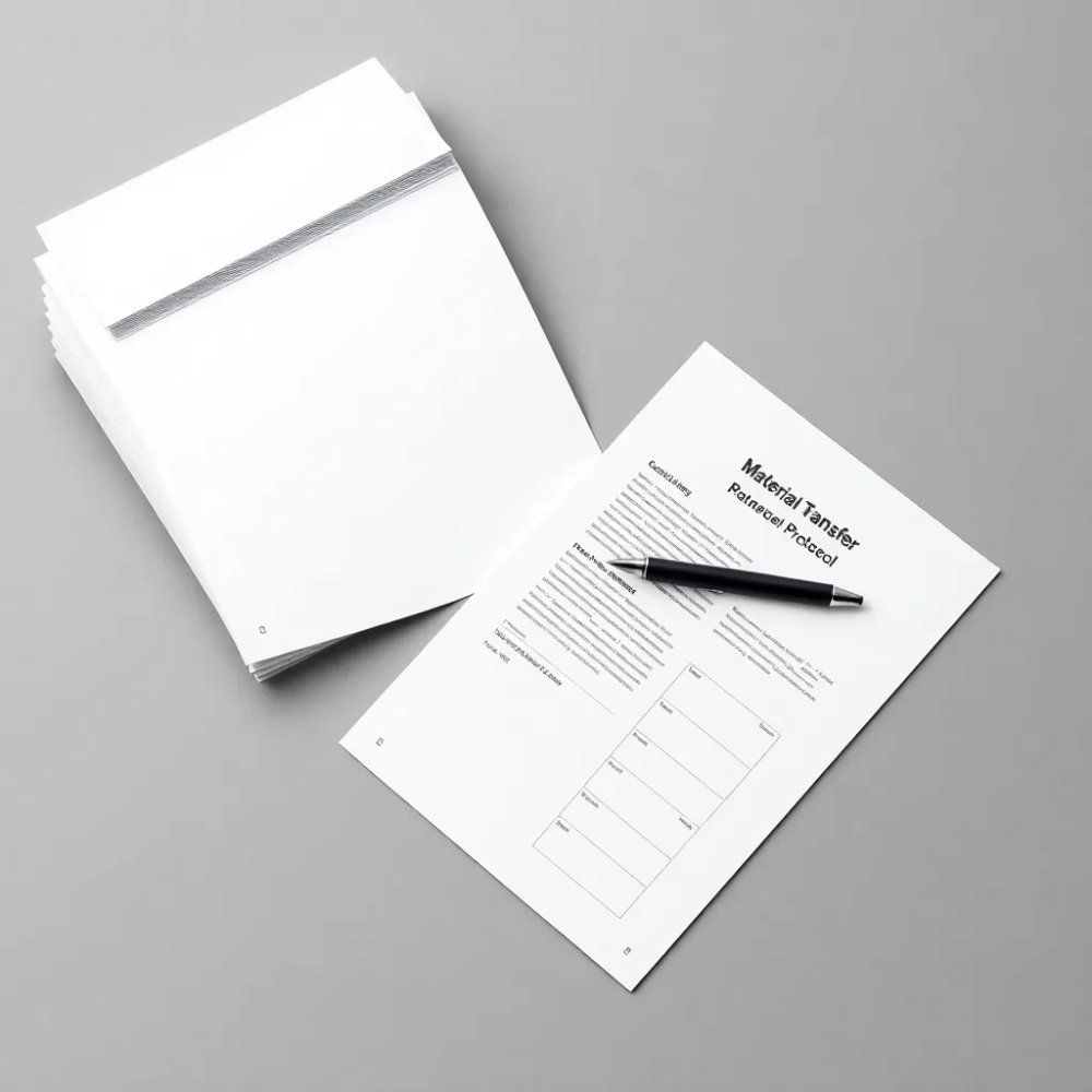 Protokół przekazania materiału wzór