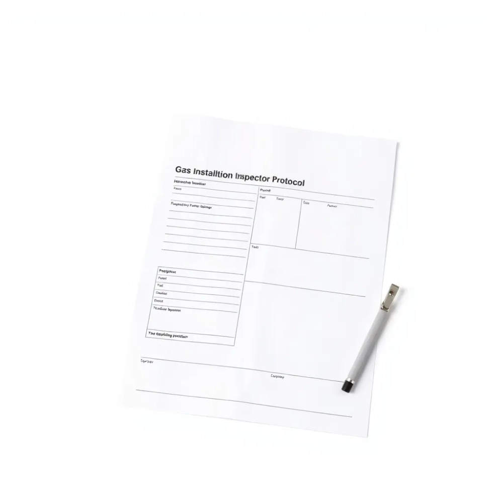 Protokół z przeglądu instalacji gazowej wzór