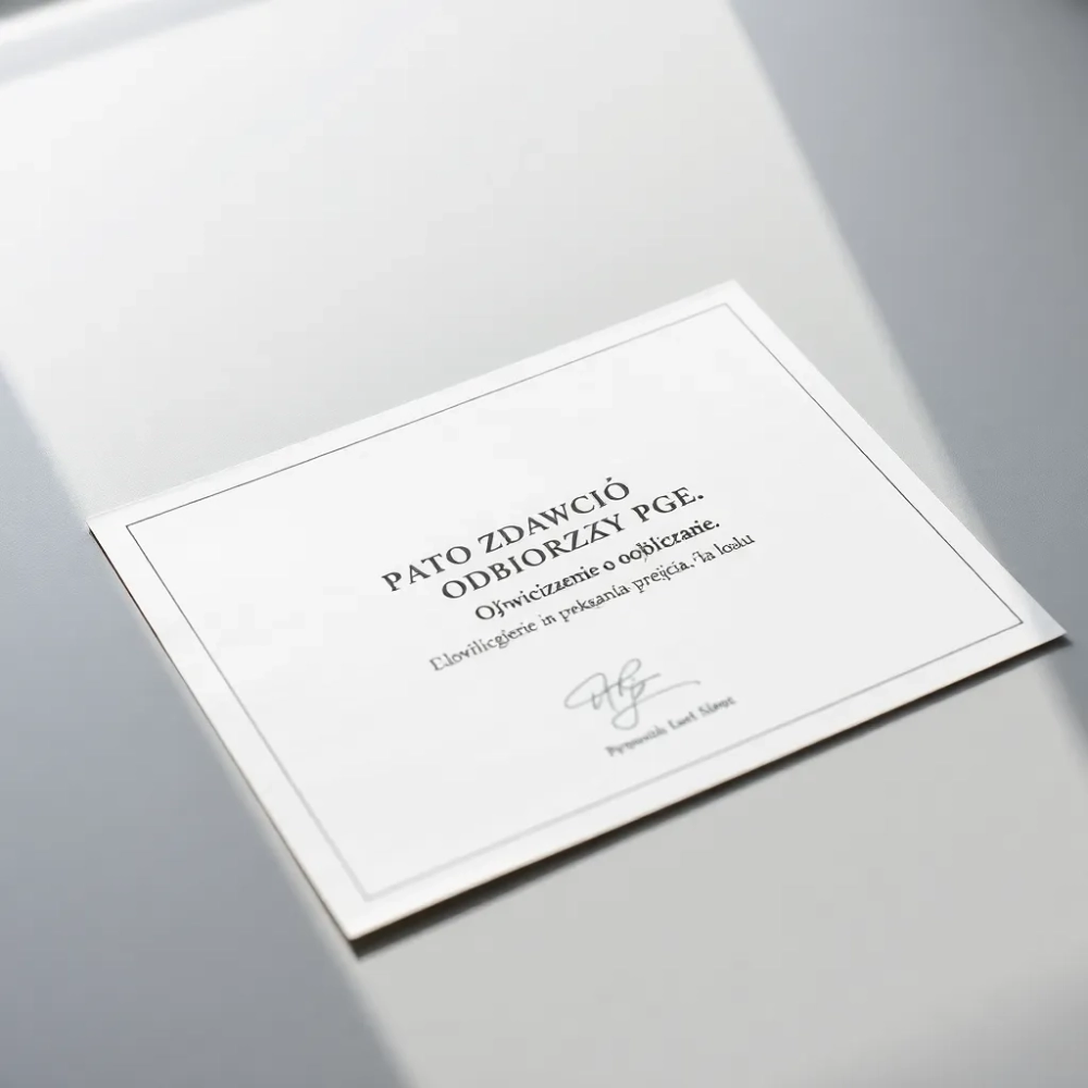 Protokół ZDAWCZO  ODBIORCZY PGE Oświadczenie na okoliczność przekazania  przejęcia lokalu