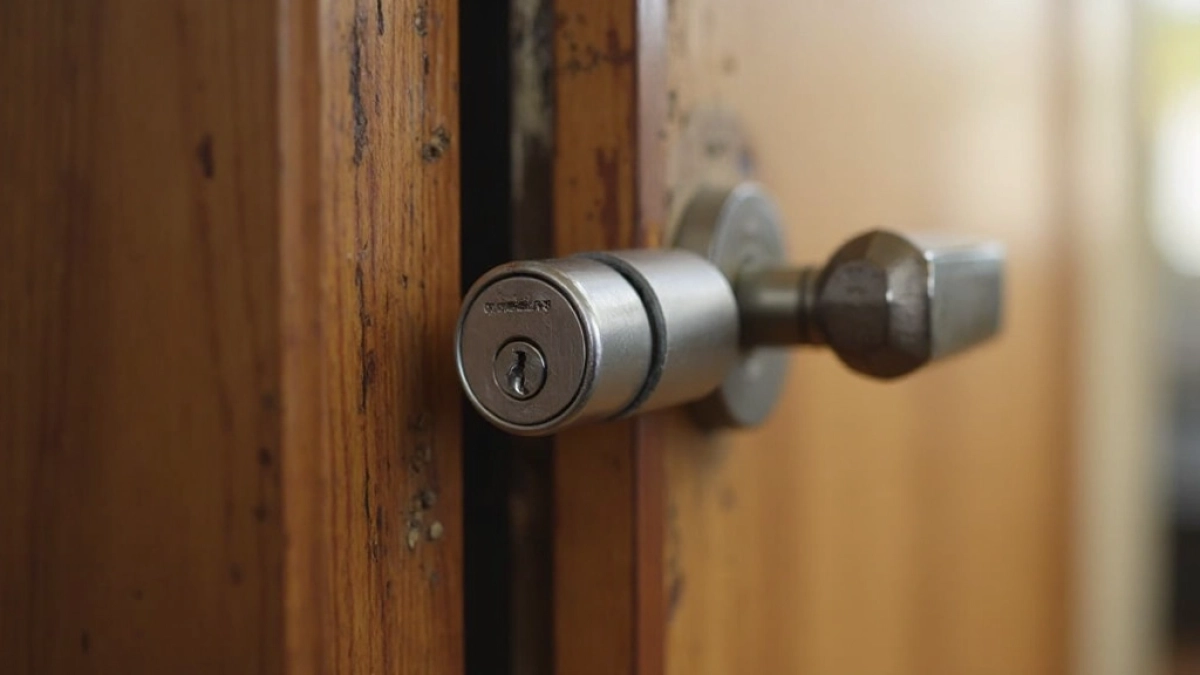 Przenośny zamek do drzwi