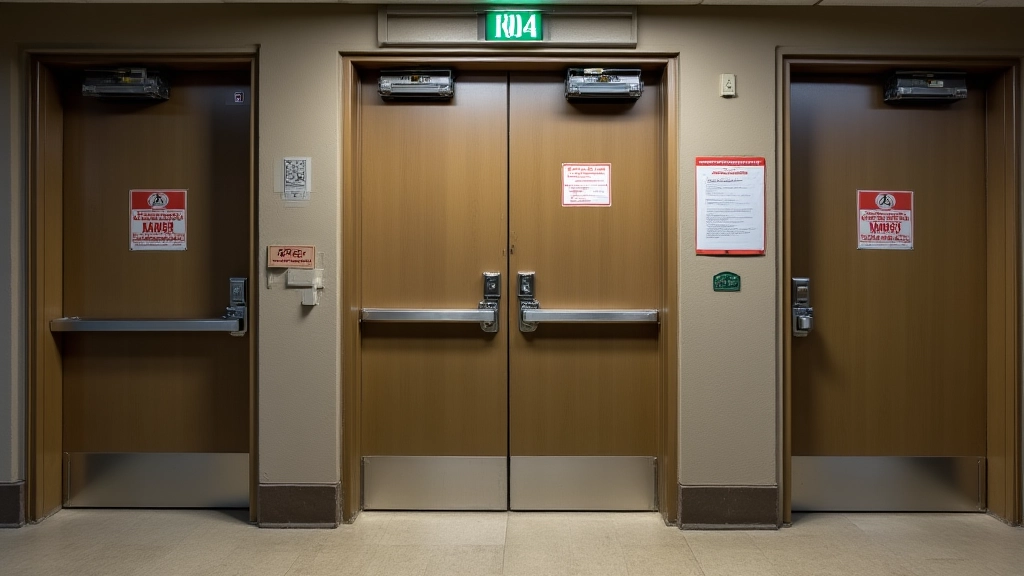 Przepisy ppoż w blokach drzwi wejściowe