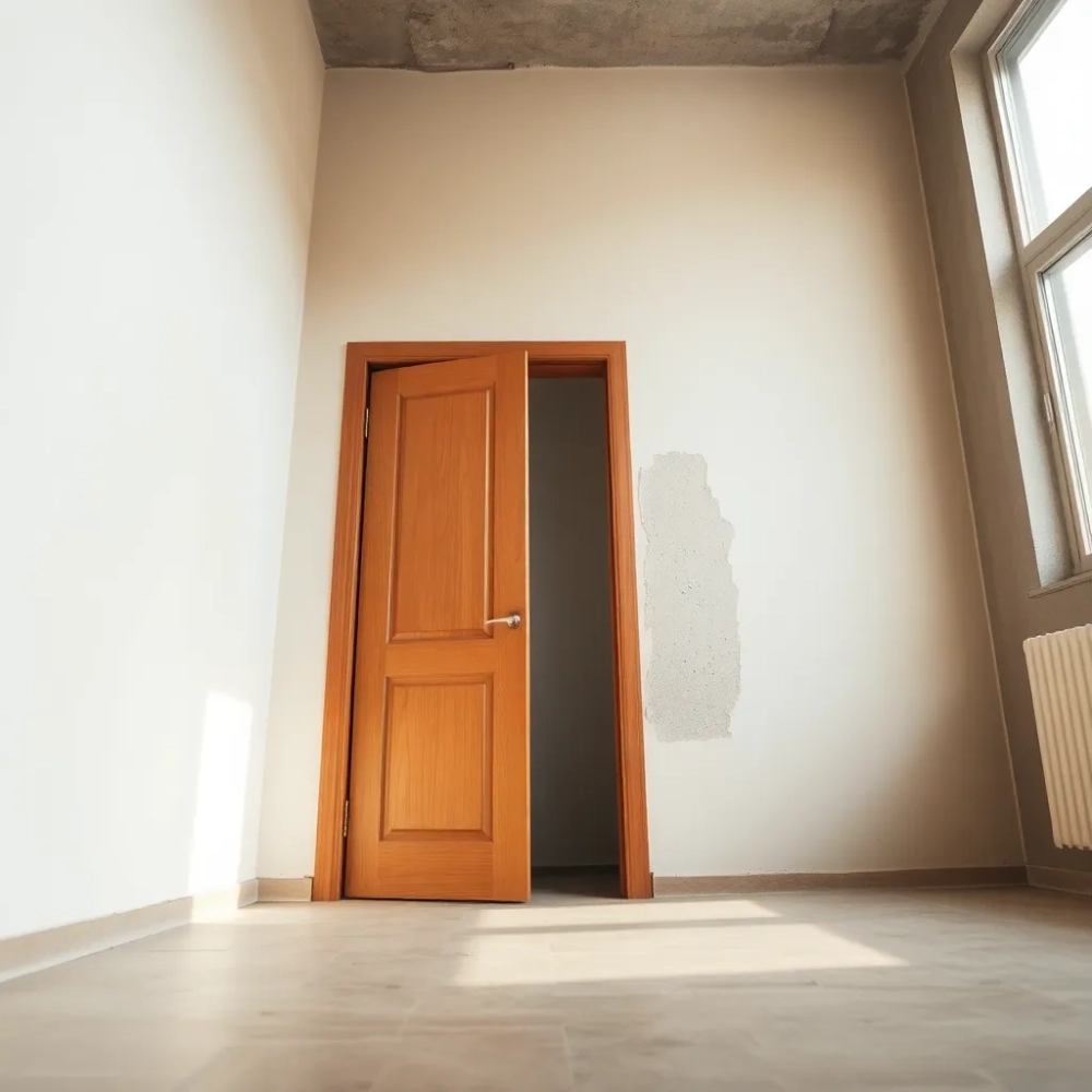 Przesunięcie drzwi w bloku