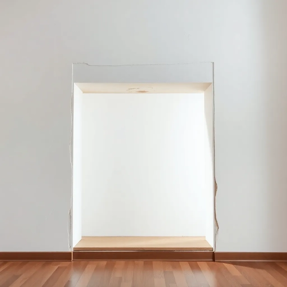 Przesunięcie otworu drzwiowego w ścianie nośnej