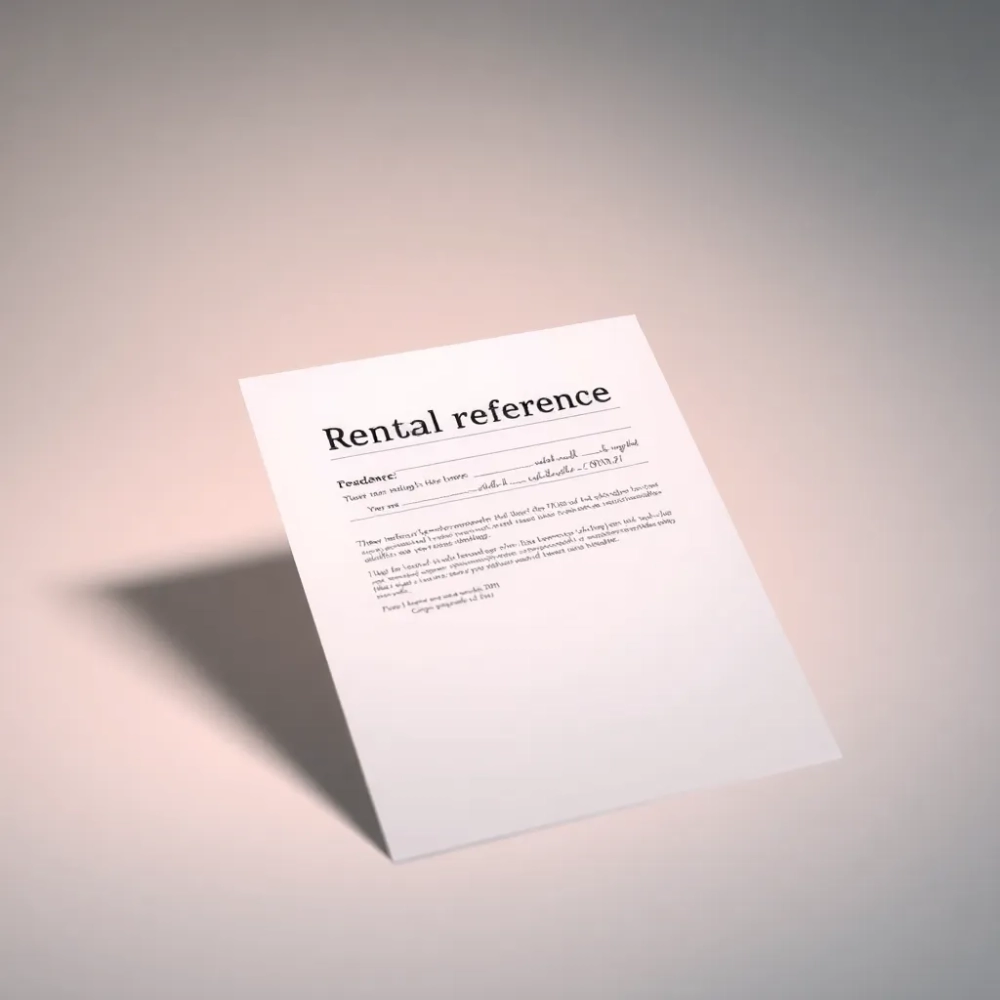 Referencje dla wynajmującego mieszkanie WZÓR