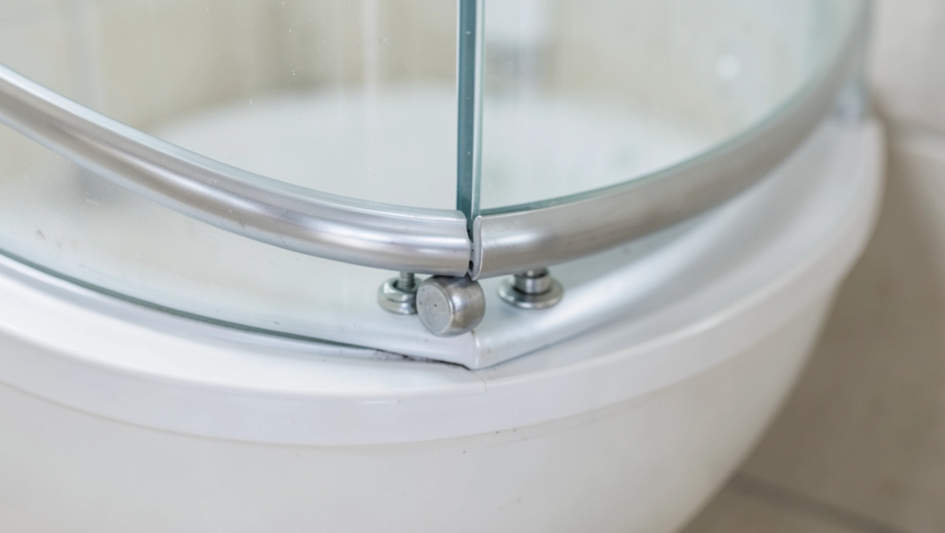 regulacja drzwi kabiny prysznicowej półokrągłej