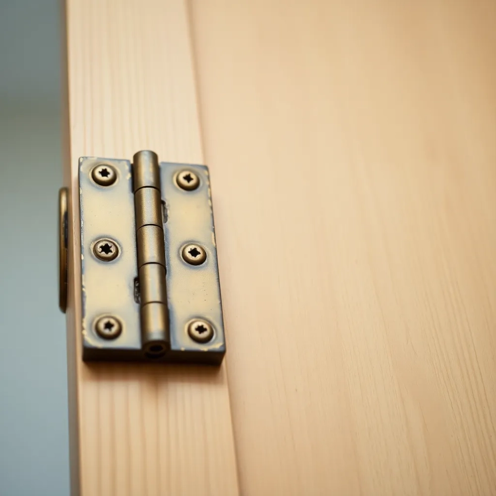 Regulacja drzwi na zawiasach